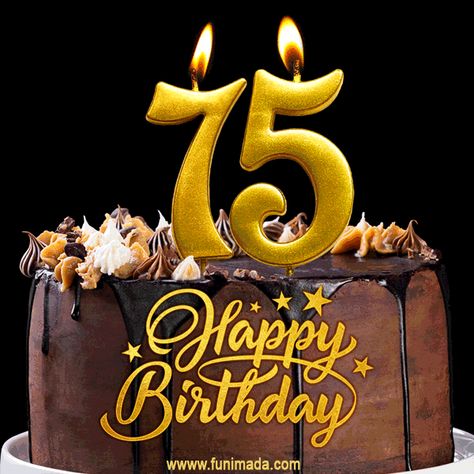 Happy 52 Birthday, Happy 69th Birthday, Happy 55th Birthday, Cake With Candles, Birthday Cake Gif, Happy 65 Birthday, Happy 23rd Birthday, Happy 75th Birthday, 76th Birthday