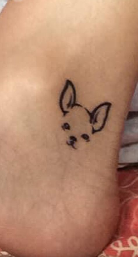 Outline Chihuahua Tattoo, Chichuachua Tattoo, Chihuahua Memorial Tattoo, Chiuahaha Tattoo, Chihuahua Ears Tattoo, Chihuahua Tattoo Minimalist, Chihuahua Tattoo Outline, Chihuahua Tattoo Ideas, Chihuahua Tattoos