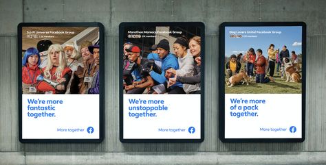 Facebook: More Together | Creative Works | The Drum Rebuilding Trust, Communications Strategy, Brand Campaign, Facebook Groups, Social Media Network, Digital Advertising, Brand Marketing, National Football League, Ad Campaign