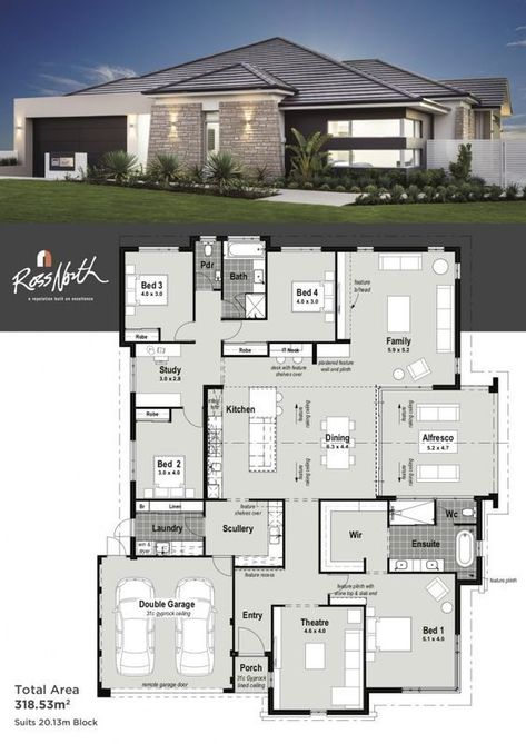 Luxury Layout, Dröm Hus Planer, Case Minecraft, Unique House Plans, House Concept, Modern House Floor Plans, Plan Layout, Room Master, House Layout Plans