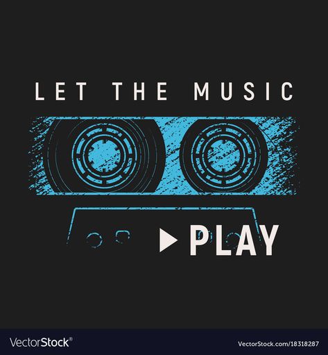 Let The Music Play, Textured Lettering, Grunge Effect, Dj Art, Foto Top, Ethical Clothing Brands, Music Poster Design, Print Typography, Make Your Own Clothes