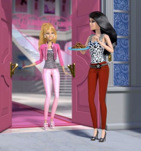 Barbie And Recel Costumes, Barbie Life In The Dreamhouse Raquelle Outfits, Raquel Barbie Costume, Barbie Movie Outfits Animated, Raquelle Barbie Life In The Dream House, Barbie And Raquelle Outfits, Rockelle Barbie, Barbie Life In The Dream House Outfits, Raquelle Life In The Dreamhouse