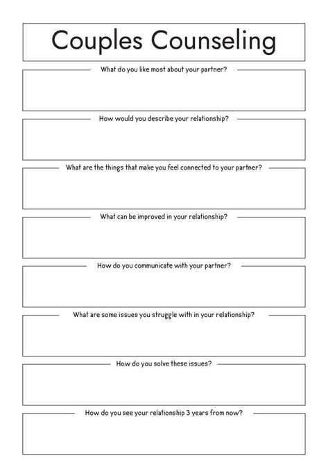 Communication Worksheets For Adults, Couples Worksheets, Couples Therapy Activities, Couples Counseling Worksheets, Couples Therapy Exercises, Marriage Counseling Worksheets, Couple Therapy, Couples Therapy Worksheets, Mental Health Assessment