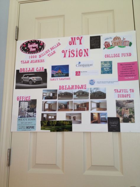 My #Vision Board  www.mythirtyone.comdanat Vision Board Ideas On Poster Board, Simple Vision Board, Vision Board Sample, Vision Board Ideas Examples, Vision Board Project, Creative Vision Boards, Dream Boards, Write The Vision, Vision Board Diy