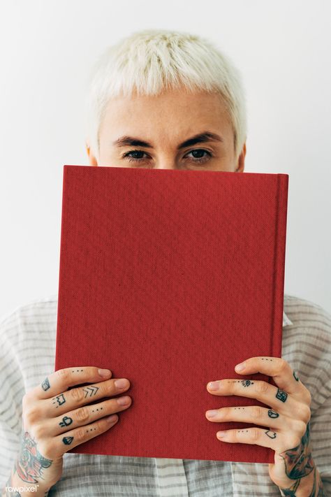 Tattooed woman holding a book mockup | premium image by rawpixel.com / Teddy Rawpixel Person Holding Book, Holding Book Reference, Therapist Headshots, Woman Holding Book, Tattooed Arm, Mockup Photography, Mockup Ideas, Tattooed Woman, Holding A Book