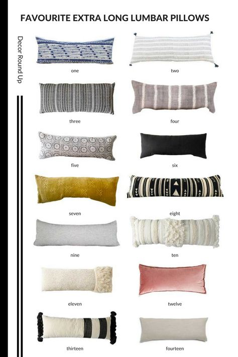 Long Pillow Bed, Long Couch, Söderhamn Sofa, Extra Long Lumbar Pillow, Euro Pillows, Comfy Bedroom, Pillow Inspiration, Interior Design Guide, Long Lumbar Pillow