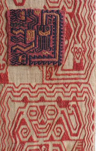 Peruvian Textiles Pattern, Anime People Drawings, Techniques Textiles, South American Textiles, Mayan Textiles, Peruvian Textiles, Textile Art Embroidery, Textile Fiber Art, Antique Fabrics