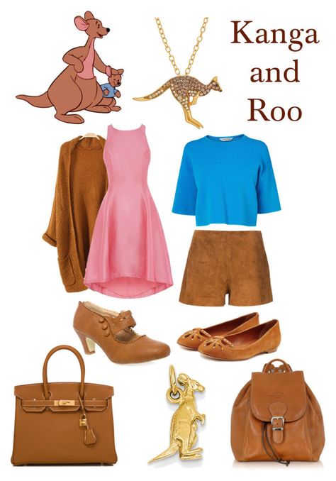 "Kanga and Roo Disneybound" by msmith22 ❤ liked on Polyvore featuring Coast, L.K.Bennett, rag & bone, Vanessa Bruno, Animal Planet, HermÃ¨s, Robe di Firenze and Kevin Jewelers Kanga And Roo Halloween Costume, Winnie The Pooh Disneybound Group, Kanga And Roo Disneybound, Disneybound Winnie The Pooh Characters, Arora Disney, Kanga And Roo Costume, Kanga Costume, Group Disneybound, Disney Bonding