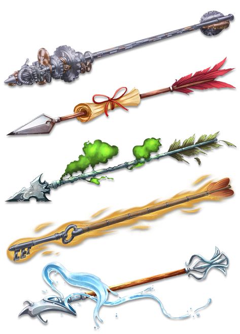 ArtStation - Magic Arrow Designs | Client Work Arrows Fantasy Art, Fantasy Arrow Design, Bow And Arrow Magic, Nature Bow And Arrow, Avatar Bow And Arrow, Fancy Bow And Arrow, Arrow Concept Art, Fantasy Arrow, Arrow Design Art