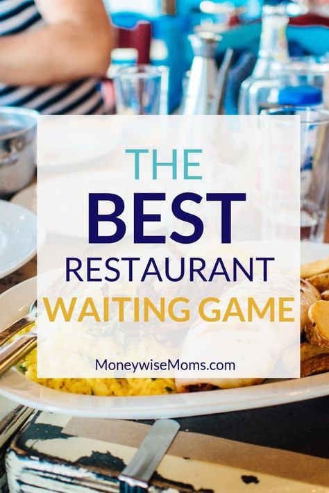 Fun Games To Play At A Restaurant, Games To Play At Restaurants For Adults, Dinner Party Games At The Table Birthday, Games For Restaurants, Games To Play At A Restaurant, Games To Play At Dinner Table, Table Games For Parties, Restaurant Kids Activities, Fun Table Games