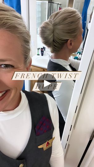 1.4K views · 866 reactions | French twist Dupe! Would you try this?

Any easy and more secure way for me to get a French twist look! 

#flightattendant #frenchtwist #updostyles | Megan Wadsworth 💅 Press-on Nails | Reneé Rapp · Pretty Girls French Twist For Long Hair, French Twist Hair, Banana Clip, Updo Styles, Hair Remedies, French Twist, Length Hair, Hair Dos, You Are Beautiful