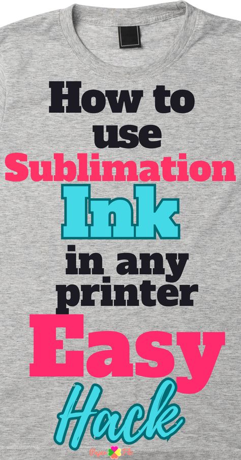 Epson Ecotank Printer, Cricut Projects Beginner, Sublimation Ink, Sublimation Paper, Red Ink, Refashion Clothes, Image Transfer, Inkjet Printer, Types Of Printer