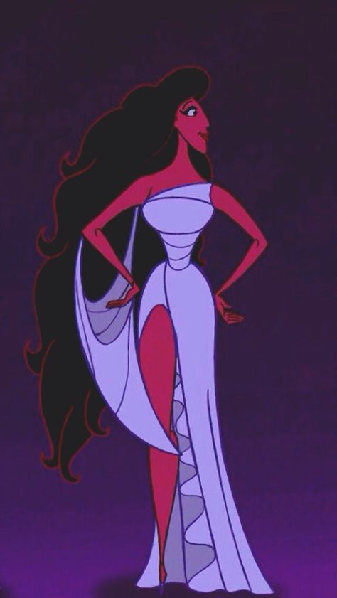 Melpomene, the Muse of tragedy. She is my most favorite Muse out of the five. Hercules Muses, Hercules 1997, Hercules Disney, Disney Hercules, Disney Art Drawings, The Muse, Disney Aesthetic, Black Cartoon, Retro Aesthetic