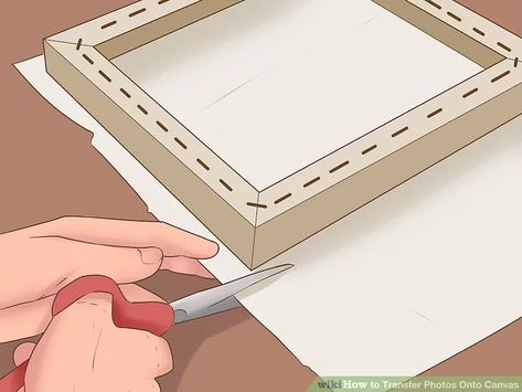 How to Transfer Photos Onto Canvas (with Pictures) - wikiHow Transfer Picture To Canvas, Canvas Photo Transfer, Photos Onto Canvas, Diy Canvas Photo, Items To Sell, Mod Podge Crafts, Photo Transfer, Making Crafts, Color Pencil