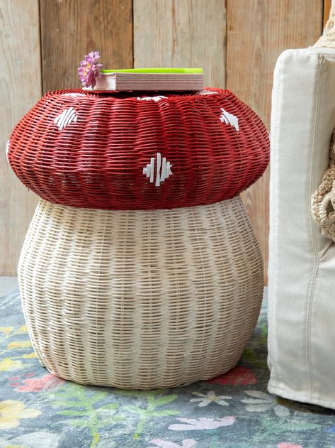 Mushroom Storage, Best Car Accessories, Cottage Nursery, Pet Hammock, Storage Table, Living Room Decor Cozy, The Mushroom, Church Ideas, Trash Bins