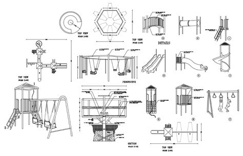 Outdoor Playground Equipment Playground Plan Architecture, Playground Dimensions, Drawing Of Garden, Playground Sketch, Playground Floor Plan, Playground Drawing, Playground Design Plan, Playground Architecture, Playground Plan