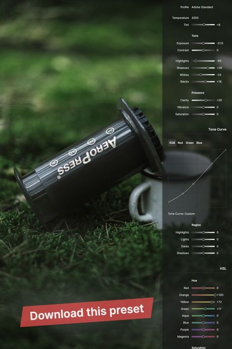 Aeropress Coffee, Photo Drop, Lens Aperture, Photography Settings, Lightroom Presets Tutorial, Phone Photo Editing, Lr Preset, Exposure Compensation, Sony A7