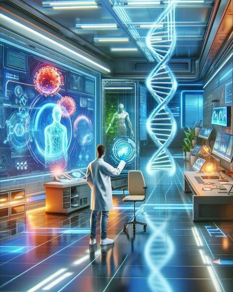 Cyberpunk Lab, Future Laboratory, Futuristic Lab, Biology Videos, Sci Fi Laboratory, Future Technology Concept, Spaceship Interior, Hacker Wallpaper, Joker Art