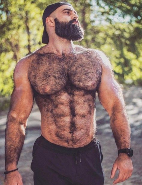 Big Bearded Men, Big Beards Men, Bald With Beard, Big Beards, Great Beards, Beefy Men, Bear Men, Muscular Men, Shirtless Men