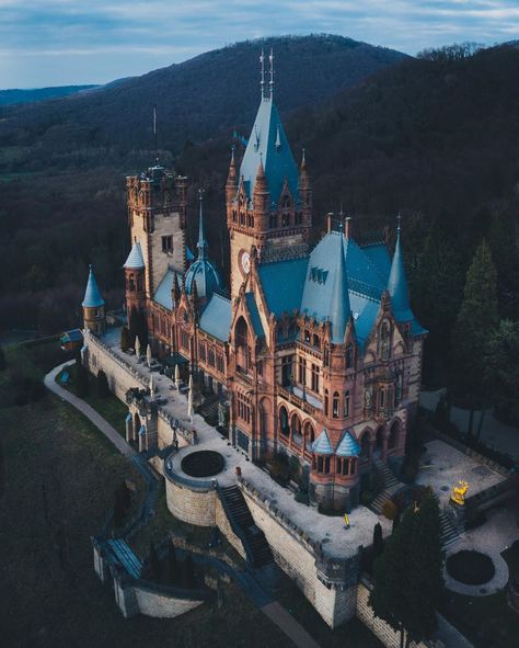 Lennart Pagel | 📍Germany on Instagram: “Of Castles and Dragons. This castle is named Drachenburg, which literally translates to ‘dragon‘s castle‘. I think its appearance can keep…” Drachenburg Castle, Castles And Dragons, Places To Visit In Germany, Wild Book, Heart Of Europe, Living Modern, Beautiful Castles, Medieval Castle, Historical Architecture