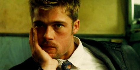 brad pitt bored gif Brad Pitt Gif, Se7en 1995, Funny Would You Rather, Gustaf Skarsgard, Would You Rather Game, Bored Teachers, Personality Growth, Katheryn Winnick, Big Lebowski