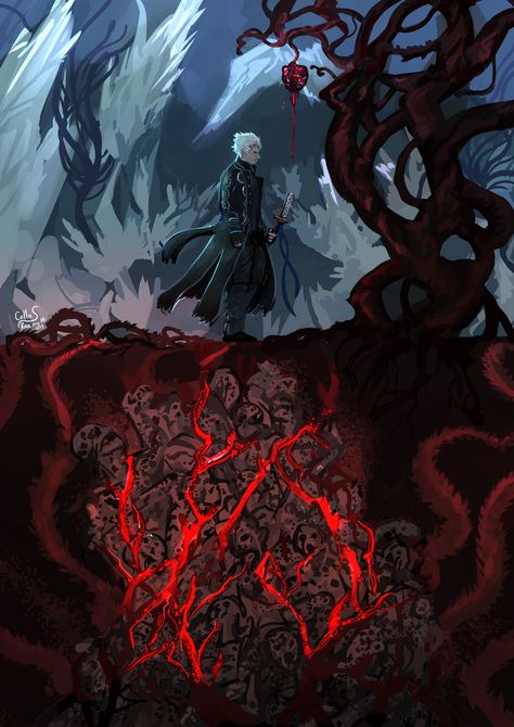 Devil May Cry / Vergil 💙 Devil May Cry 5, Devil May Cry 4, Vergil Dmc, Dmc 5, I Carry, The Thing Is, Devil May Cry, Video Game Art, Slayer Anime