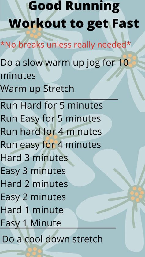 Workout For Cross Country Runners, Recovery Run Workout, Lacrosse Running Workout, Best Running Workouts, Running Plan To Get Faster, Workouts For Long Distance Runners, Treadmill Workout For Runners, Diet For Track Runners, Running Workouts For Sprinters