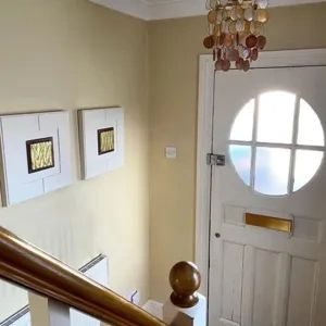 Photo of color Farrow and Ball 67 Farrow's Cream Farrows Cream Farrow And Ball, Farrow And Ball Farrow's Cream, Farrow And Ball Beige, Farrow And Ball Cream, Farrows Cream, Dimity Farrow And Ball, Farrow And Ball Paint Colors, Farrow And Ball Hallway, Beige Paint Colors