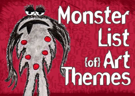 Monster List of Art and Exhibit Themes Themes In Art, Art Series Ideas, Art Contest Ideas, Art Show Themes, Art Show Ideas, Monster List, Perspective Pictures, In Memory Of Dad, Principles Of Design