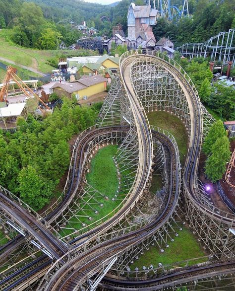 Colin Bouchard on Instagram: “Thunderhead at Dollywood what is your favorite GCI coaster? Picture taken by @thecoasterspot @dollywood #insane #crazy #fun #tall #fast…” Dollywood Park, Best Amusement Parks, Park Pictures, Roller Coasters, Amusement Parks, What Is Your Favorite, Teenage Dream, The Hill, Roller Coaster