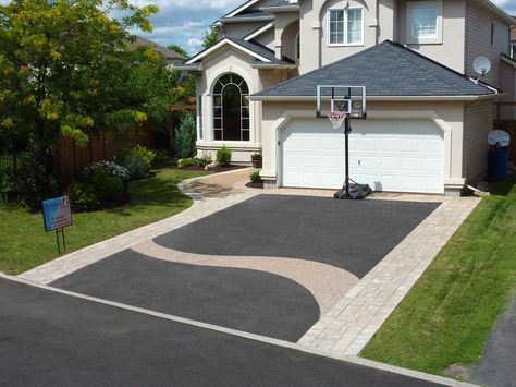 Rubber driveway resurfacing Rubber Walkway, Driveway Ideas Cheap, Rubber Driveway, Farmington New Mexico, Driveway Resurfacing, Deck Remodel, Swimming Pool Decks, Driveway Paving, Driveway Entrance