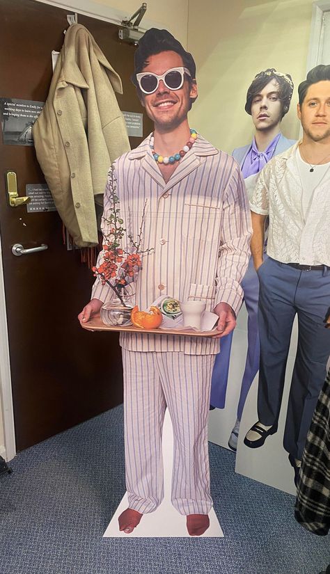 Harry Styles Cardboard Cutout, Drake Bell, Harry Styles Funny, Cardboard Cutouts, Talking Points, Cardboard Cutout, Great Photos, Harry Styles, Girl Birthday