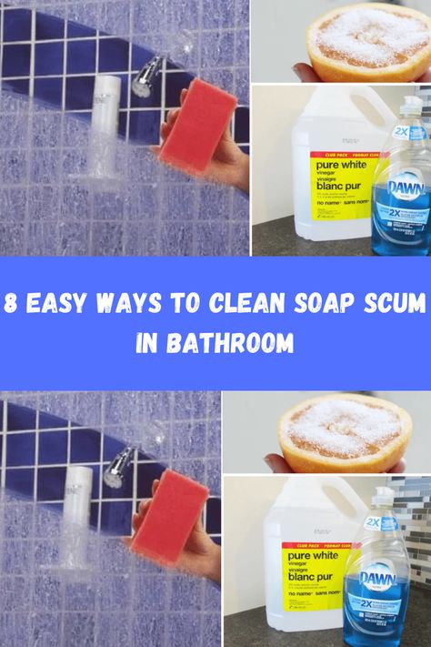 “I love cleaning the shower and tub!” said no one ever. That’s because there’s one major culprit that makes the chore really difficult and not fun at all – soap scum. Best Soap Scum Remover, Shower Soap, Wow Facts, Natural Cleaners, Black Soap, Soap Scum, At Home Workout Plan, In Bathroom, Hard Water