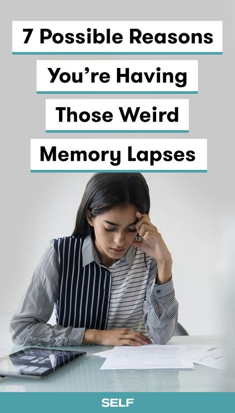 Memory lapses can be annoying at best and terrifying at worst. If your mind veers off into worst-case-scenario territory every time you have a memory lapse—early-onset Alzheimer’s, a brain tumor—stop it right there. There are various potential reasons you might be dealing with memory issues, and most of them aren’t a huge deal at all. Here are seven reasons you might be drawing a blank. How To Improve My Memory, Improve Short Term Memory, Effects Of Alcohol On The Brain, Suppressed Memories, Memory Issues, Brain Problems, Early Onset Alzheimers Symptoms, Improving Memory, Memory Training