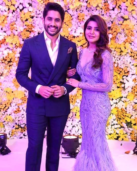 Wedding Reception Outfits, Indian Wedding Reception Outfits, Naga Chaitanya, Engagement Dress For Bride, Wedding Reception Outfit, Samantha Wedding, Reception Outfits, Samantha Akkineni, Samantha Images