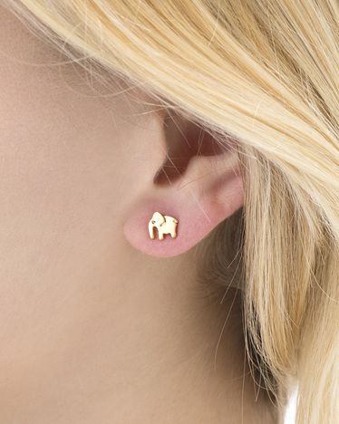 Sweet elephant studs. Elephant Earrings Studs, Adorable Clothes, Elephant Walk, Cool Piercings, Elephant Earrings, Elephant Love, Roll Tide, Earrings Studs, Pretty Jewellery