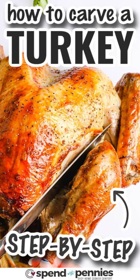 Carve A Turkey, Easy Stuffing Recipe, Carving A Turkey, Best Mashed Potatoes, Sweet Potato And Apple, Thanksgiving Dinner Recipes, Electric Knife, Comfort Dishes, Gobble Gobble