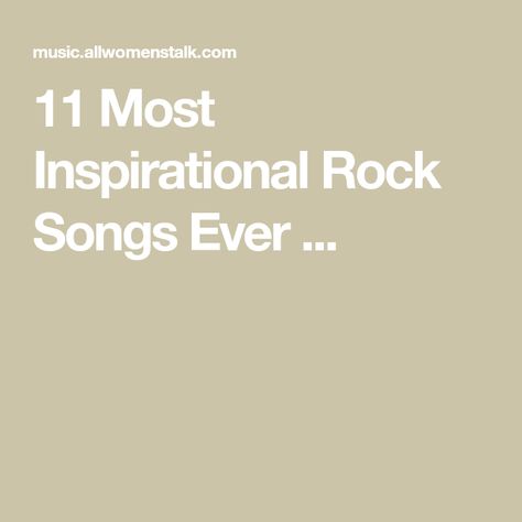 11 Most Inspirational Rock Songs Ever ... Rock Song Quotes, Feeling Stuck In Life, Inspirational Rocks, Dont Stop Believing, We Are The Champions, Bad Life, Rock Songs, How To Stop Procrastinating, Rise Above