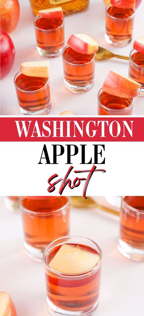 washington apple shot Fall Shots Alcohol Drink Recipes, Washington Apple Drink, Washington Apple Shot, Easy Shot Recipes, Rum Shots, Apple Shots, Shots Alcohol Recipes, Washington Apple, Apple Cocktail