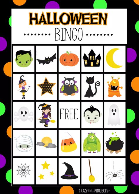 Free Printable Halloween Bingo Game Cards Halloween Bingo Free, Halloween Bingo Game, Halloween Bingo Cards, Diy Halloween Party, Fun Halloween Party Games, Halloween Class Party, School Halloween Party, Halloween Bingo, Carte Halloween