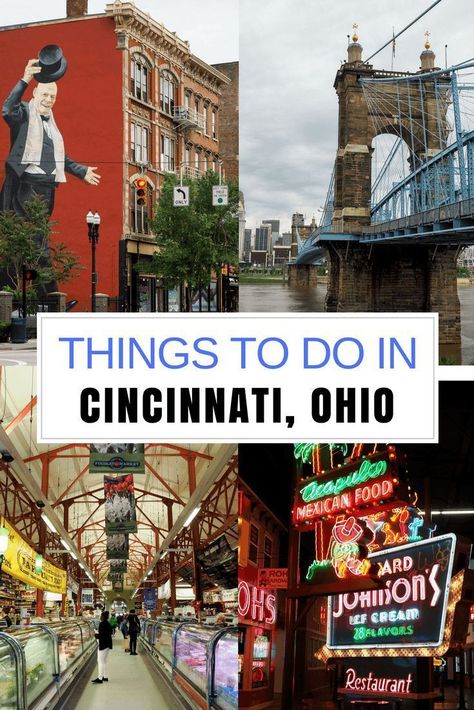 Ohio Adventures: How to Spend 48 Hours in Cincinnati, Ohio Cincinatti Ohio, Ohio Cincinnati, Things To Do In Cincinnati, Family Vacations Usa, Ohio Vacations, Historic Landmarks, Cincinnati Zoo, Ohio Travel, Ohio Usa