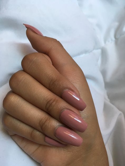 Cute Nails For Brown Skin, Nail Paint Colours For Dark Skin, Nail Extensions For Dusky Skin, Black Skin Nail Art, Nail Paint Shades For Dark Skin, Dark Blush Nails, Dark Skin Pink Nails, Dark Hands Nails, Dark Hands Nails Polish