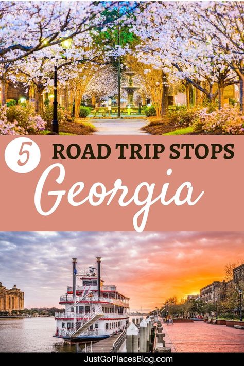 Georgia Road Trip Places To Visit, Georgia Must See, Georgia Day Trips, Georgia Road Trip, Georgia Map, Road Trip Packing List, Visit Georgia, Georgia Vacation, Georgia Usa