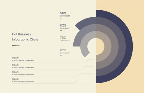 Flat Business Infographic Circle Art Resume, To Do App, Circle Infographic, Infographic Inspiration, Data Visualization Design, Data Design, Info Graphic, Powerpoint Presentation Design, Infographic Design Inspiration