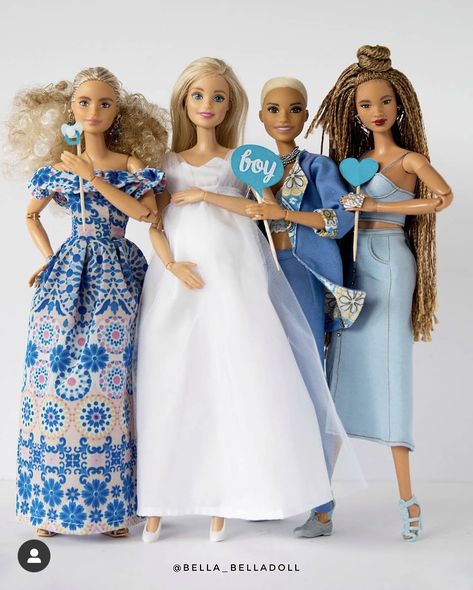 Barbie Dolls Pregnant, Barbie Tumblr, Barbie Doll Fashion, Licca Chan, Barbie Art, Diy Barbie Clothes, Doll Furniture Diy, I'm A Barbie Girl, Doll Clothes Barbie