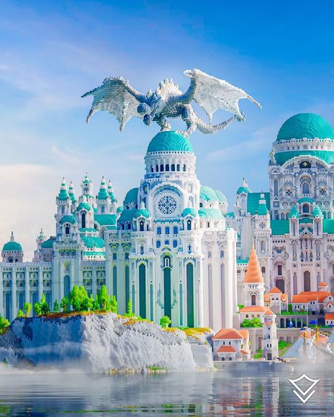 📸 Incredible renders of CITADEL by Sedovtop1st! See more of this map on our website! —— Follow: @varunallc Follow: @varunallc Follow: @varunallc —— © Copyright VarunaLLC. —— #mcpe #minecraft #minecraftbuild #throwback #minecraftpost #minecraftart #minecraftarchitecture #minecraftideas #minecraftinspiration #inspirationalinspiration #games #project #build #mcbuild #architecture #creativemode #customminecraft #design #digital #digitalarchitecture #minecraftbuildingideas #minecraftbuildingtutor... Megabase Minecraft, Minecraft Island Base, Skyblock Minecraft, Minecraft Pretty, Minecraft Island, Minecraft Overworld, Minecraft P, Pretty Buildings, Build In Minecraft