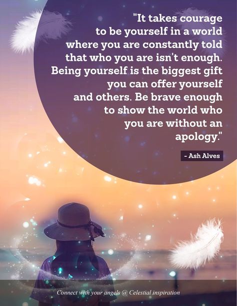 Ash Alves, An Apology, Being Yourself, Brave Enough, Study Motivation Quotes, Big Gifts, Be Brave, Motivation Quotes, Reality Quotes