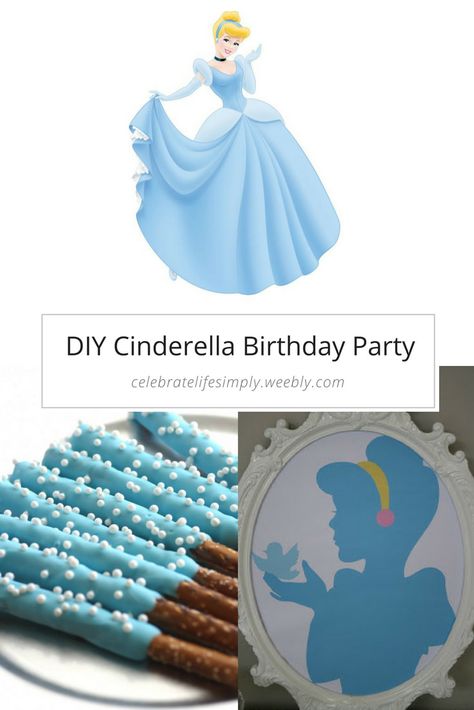 Diy Cinderella Party Decorations, Cinderella Themed Food Ideas, Diy Cinderella Birthday Party Ideas, Cinderella Birthday Ideas, Cinderella 1st Birthday Party, Cinderella Themed Food, Cinderella Birthday Party Decorations Diy, Cinderella Toddler Birthday Party, Cinderella Birthday Food