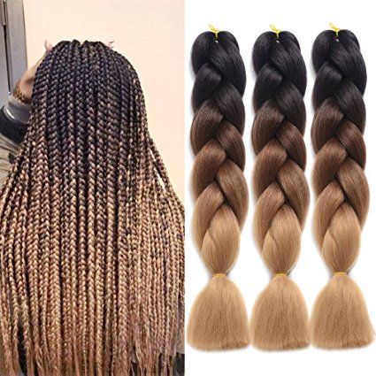 Brown Box Braids, Ombre Box Braids, Kanekalon Braids, Kanekalon Jumbo Braid, Jumbo Braiding Hair, Synthetic Braiding Hair, Ombre Braid, Crochet Dreadlocks, Grey Blonde