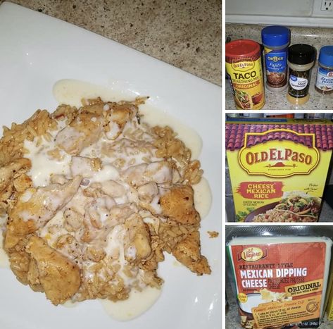 Chicken On The Beach Recipe, Chicken On The Beach, Cheesy Chicken Rice, Chicken Mexican, Quick Family Dinners, Mexican Beach, Recipe Mexican, Mexican Recipe, Recipe For Chicken